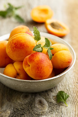 Fresh apricots
