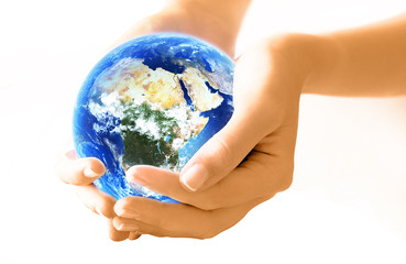 Planet in Hands