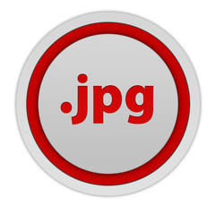 .jpg circular icon on white background