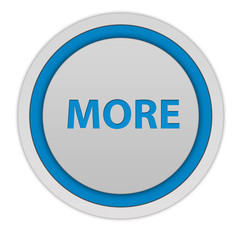 More circular icon on white background