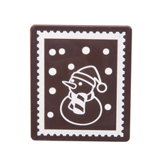 chocolate tag on a background. chocolate tag on a background.