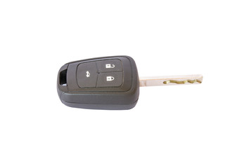 car key isolated on white