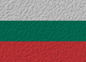 Bulgaria flag stone