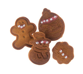 Cookie. X'mas Cookie on the background. Cookie. Gingerbread Cook