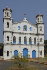 Kirche in Goa, Indien