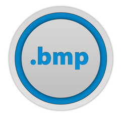 .bmp circular icon on white background