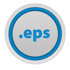 .eps circular icon on white background