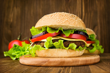 Big hamburger