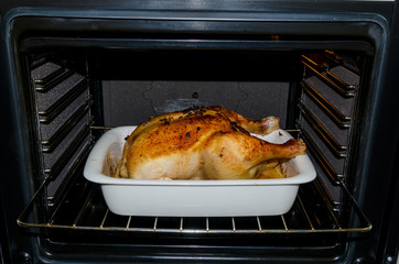 Homemade roasted chicken