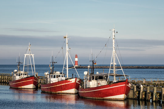 Fischerboote in Warnemünde