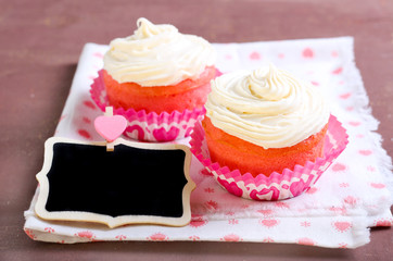 Pink velvet cakes