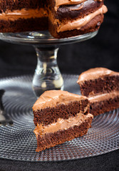 Double chocolate cake