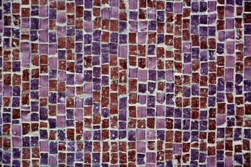 Stone wall with abstract pattern