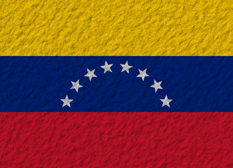 Venezuela flag stone