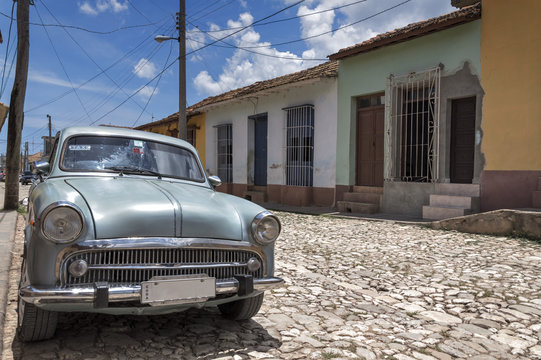 American classic car in Trinidad, Cuba