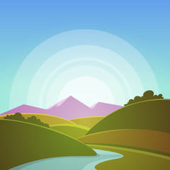 Fototapeta premium Mountain Landscape