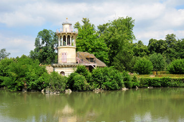 Fototapeta na wymiar France, the Marie Antoinette estate in the parc of Versailles Pa