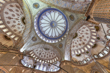 Blue Mosque Interior - Istanbul, Turkey