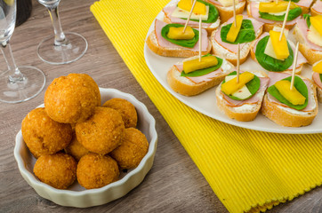 New Year's Eve meal celebration