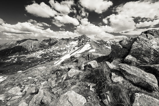 Fototapeta Masyw Świnicy i Orla Perć