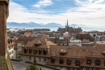 View from the Lausanne cathedral 