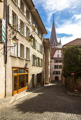 Old city of Lausanne