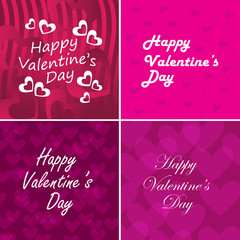 Valentines Day Background - Vector Illustration, Graphic Design, Editable For Your Design. Valentines Day