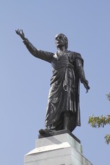 Miguel Hidalgo statue - monterrey mexico
