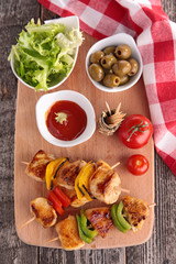 grilled kebab