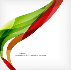 Business wave corporate background