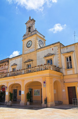 Fototapeta na wymiar Clocktower. Fasano. Puglia. Italy.