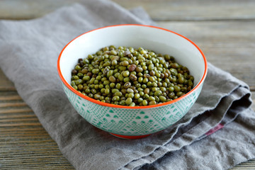 Mung Bean in a patterned bowl