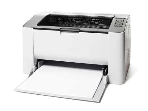 Laser Printer isolated