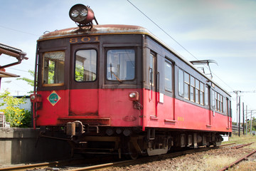 古い電車