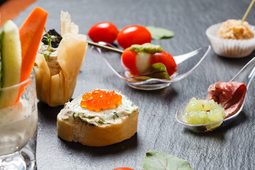 tasty canape
