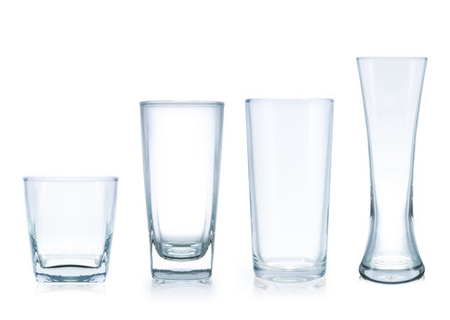 four style empty glass