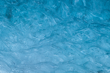 Ice texture in the glacier