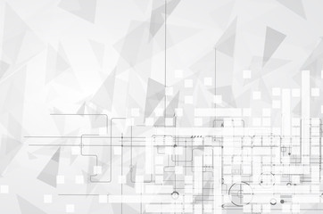 Obraz premium abstract technology background Business & development