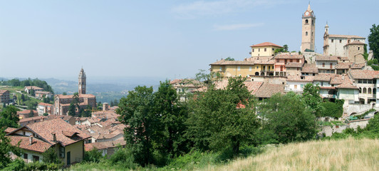 Fototapeta premium The Village of Monforte d'Alba in Piedmont