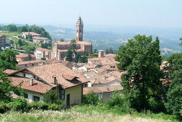 The Village of Montorte d'Alba in Piedmont
