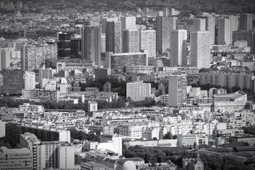 Modern Paris - black and white image