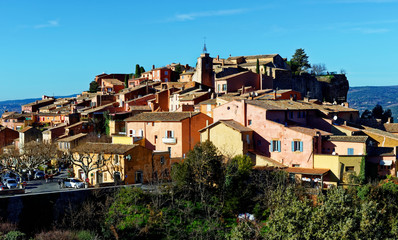 Fototapeta na wymiar Village Roussillon Provence