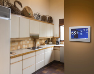 Programmable home thermostat
