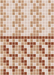 mosaic marble tiles pink red square