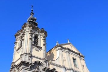 Fototapeta na wymiar Madrid landmark - Our Lady of Montserrat church