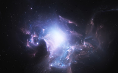 Fototapeta na wymiar Space nebula