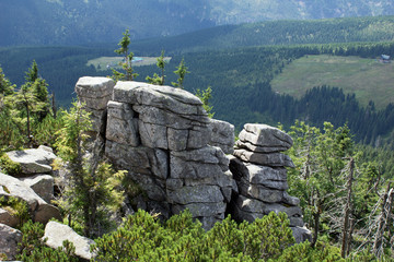 Fototapeta Blick übers Riesengebirge obraz