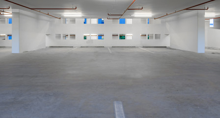 Indoor empty parking lot © boonsom