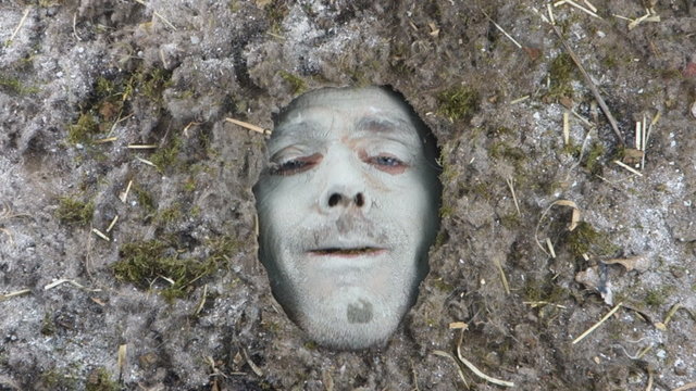 coughing acarus man,dust allergy concept
