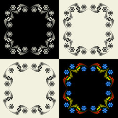 Decorative framework. Set